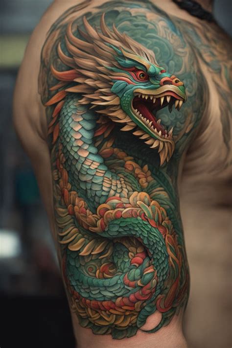 pretty dragon tattoos|full body dragon tattoo.